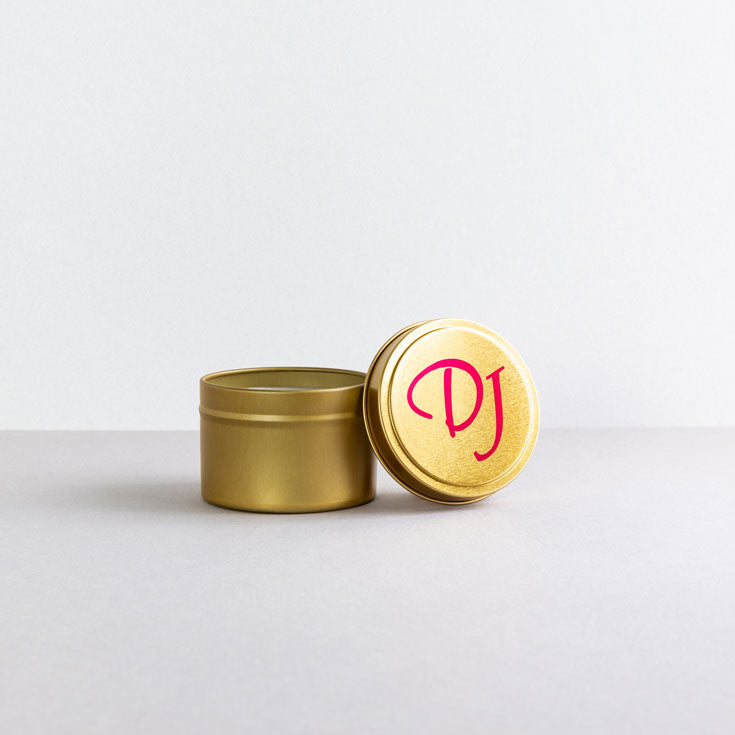Gold Corporate Logo Candle - Wholesale - Custom Favours